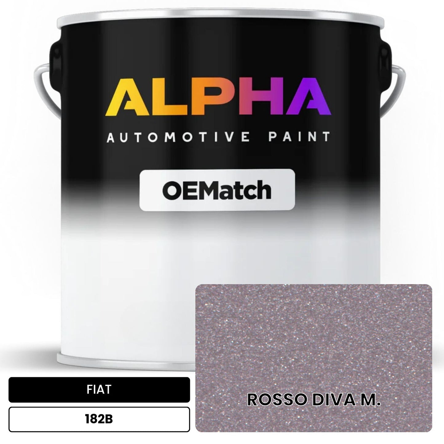 FIAT ROSSO DIVA M. 182B OEMatch Basecoat