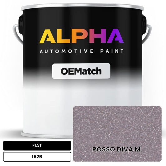 FIAT ROSSO DIVA M. 182B OEMatch Basecoat