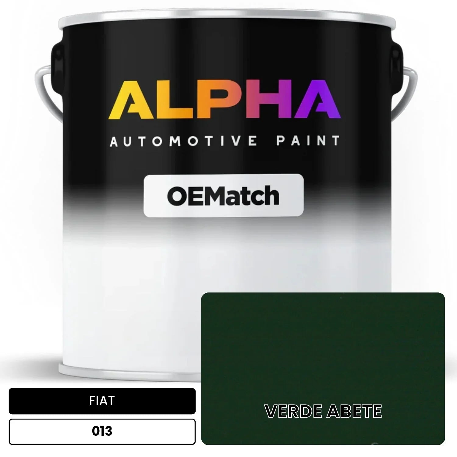 FIAT VERDE ABETE 013 OEMatch Basecoat