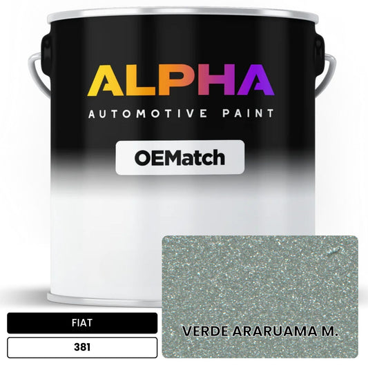 FIAT VERDE ARARUAMA M. 381 OEMatch Basecoat