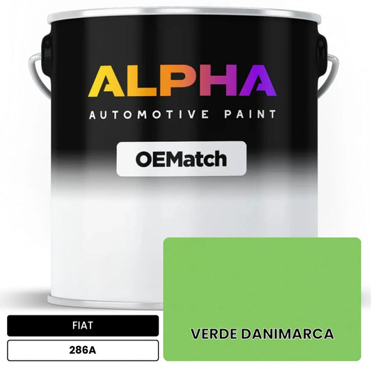 FIAT VERDE DANIMARCA 286A OEMatch Basecoat