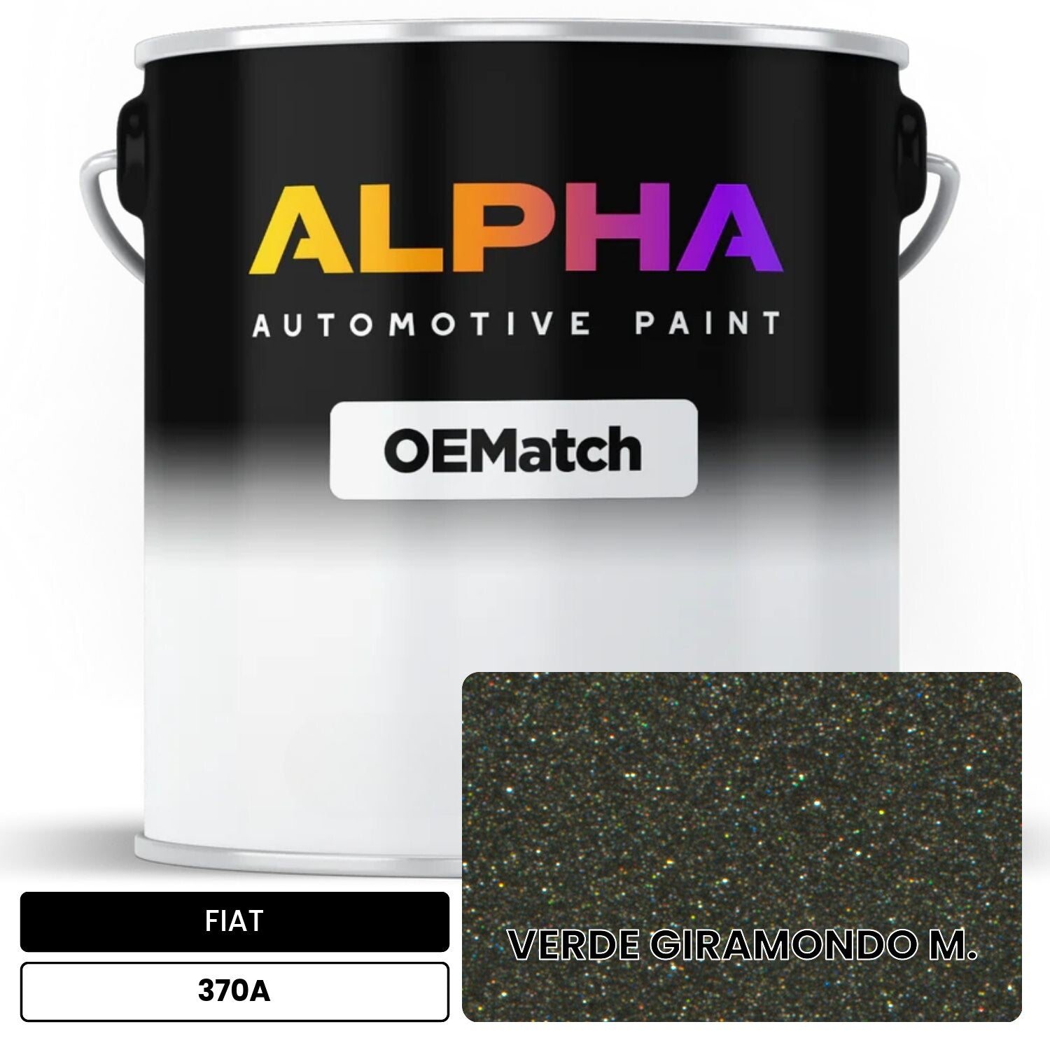 FIAT VERDE GIRAMONDO M. 370A OEMatch Basecoat