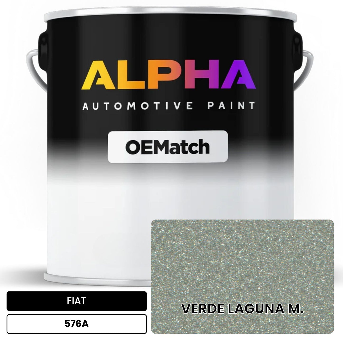 FIAT VERDE LAGUNA M. 576A OEMatch Basecoat