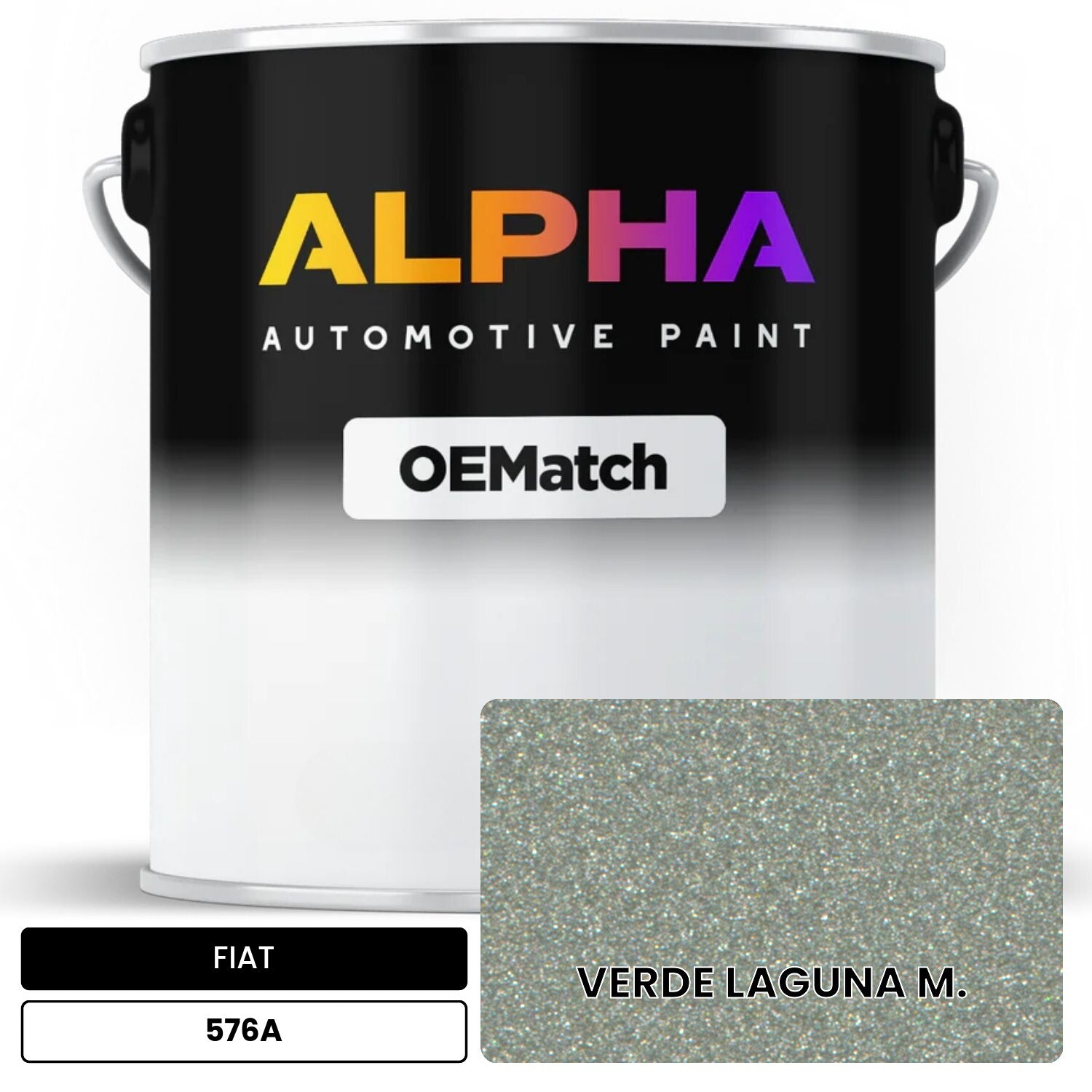 FIAT VERDE LAGUNA M. 576A OEMatch Basecoat