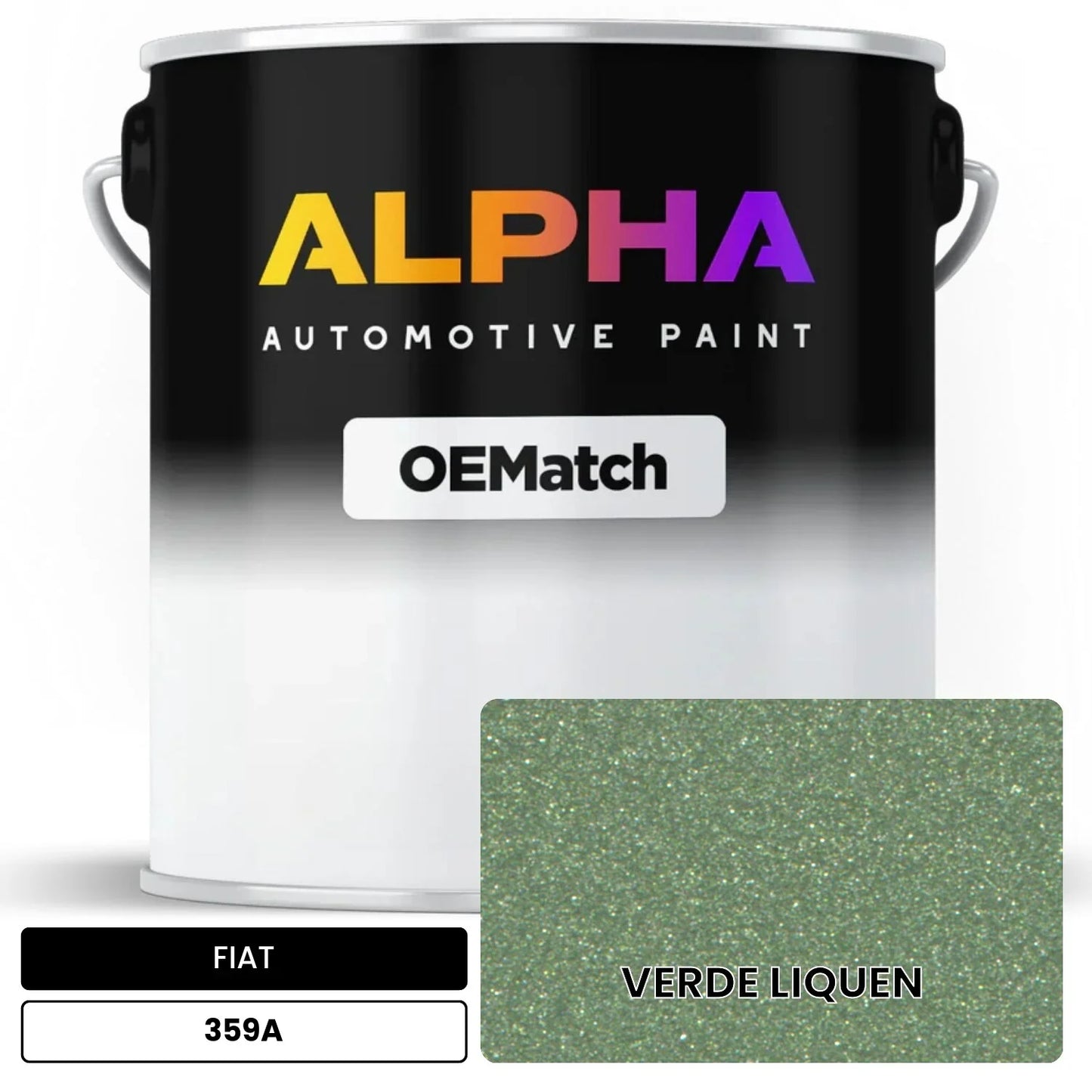 FIAT VERDE LIQUEN 359A OEMatch Basecoat