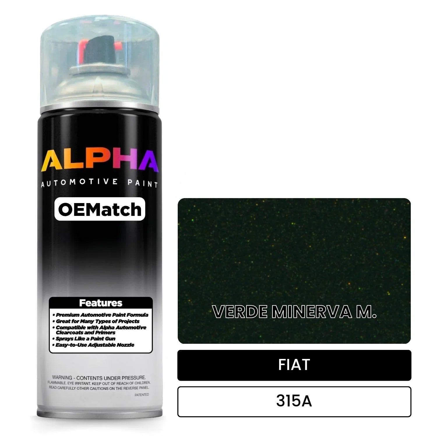 FIAT VERDE MINERVA M. 315A OEMatch Spraycan
