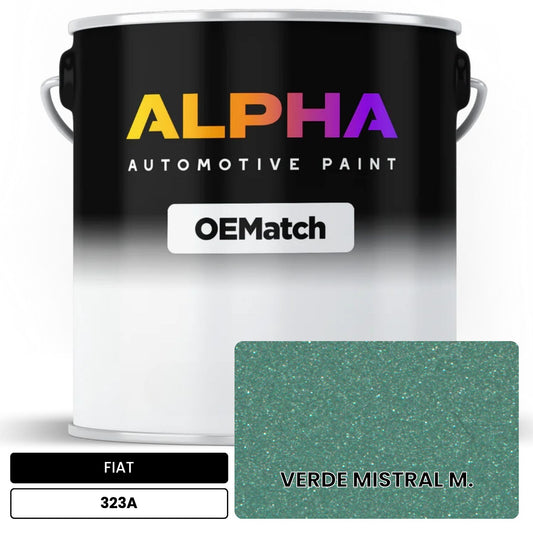 FIAT VERDE MISTRAL M. 323A OEMatch Basecoat