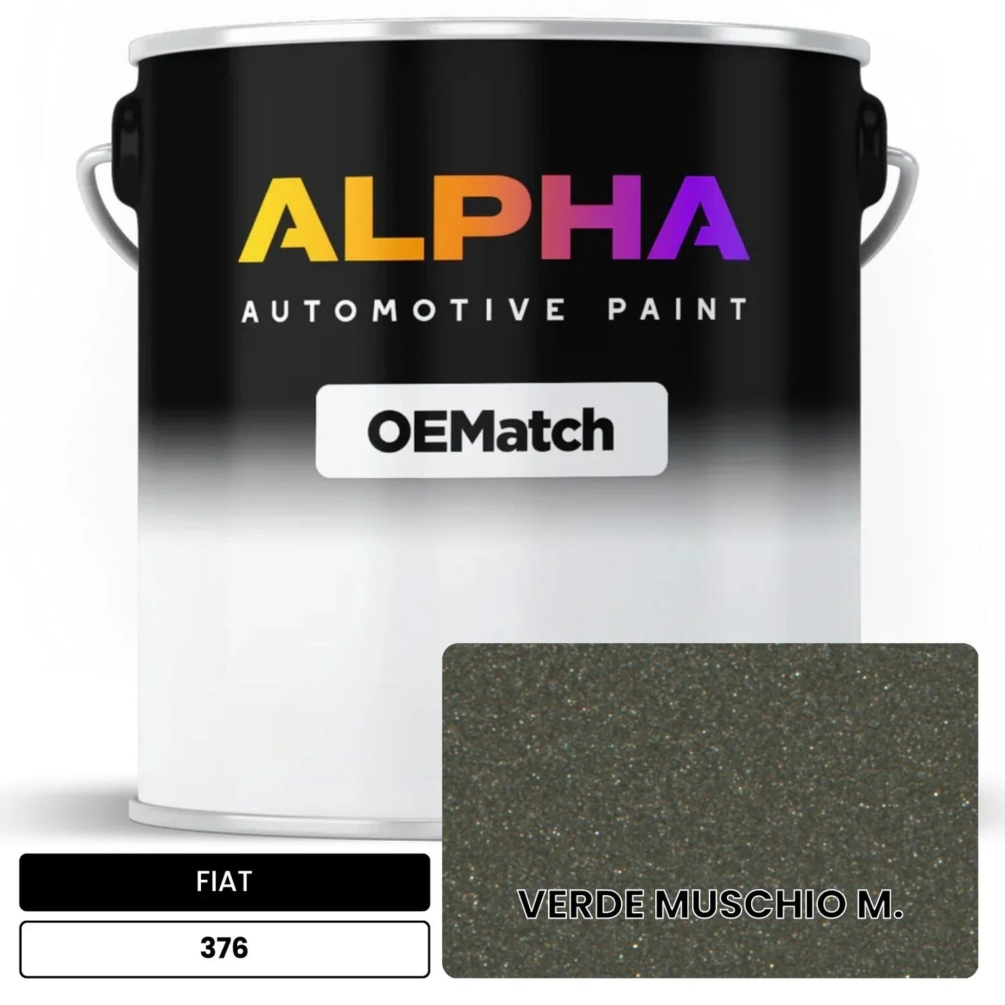 FIAT VERDE MUSCHIO M. 376 OEMatch Basecoat