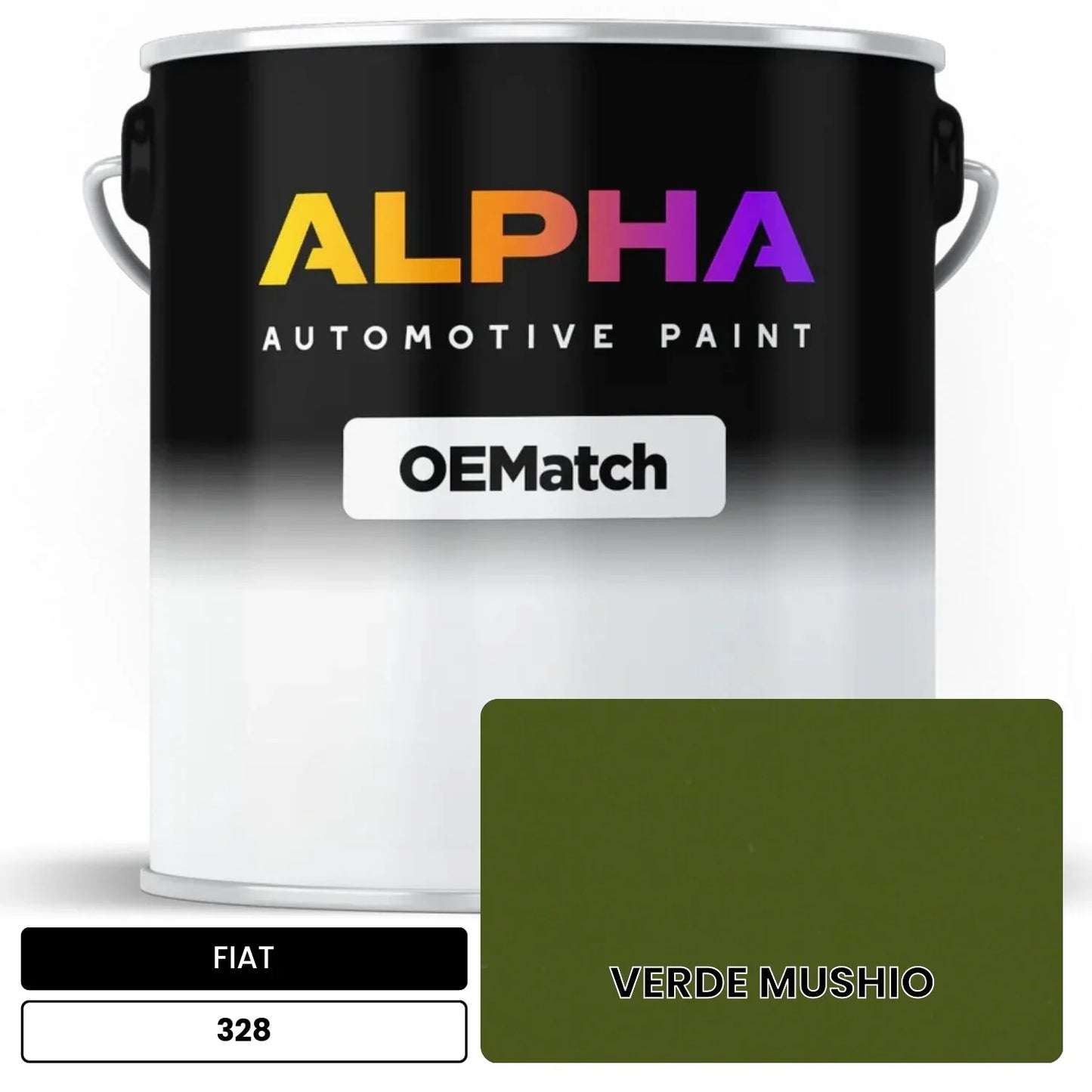 FIAT VERDE MUSHIO 328 OEMatch Basecoat