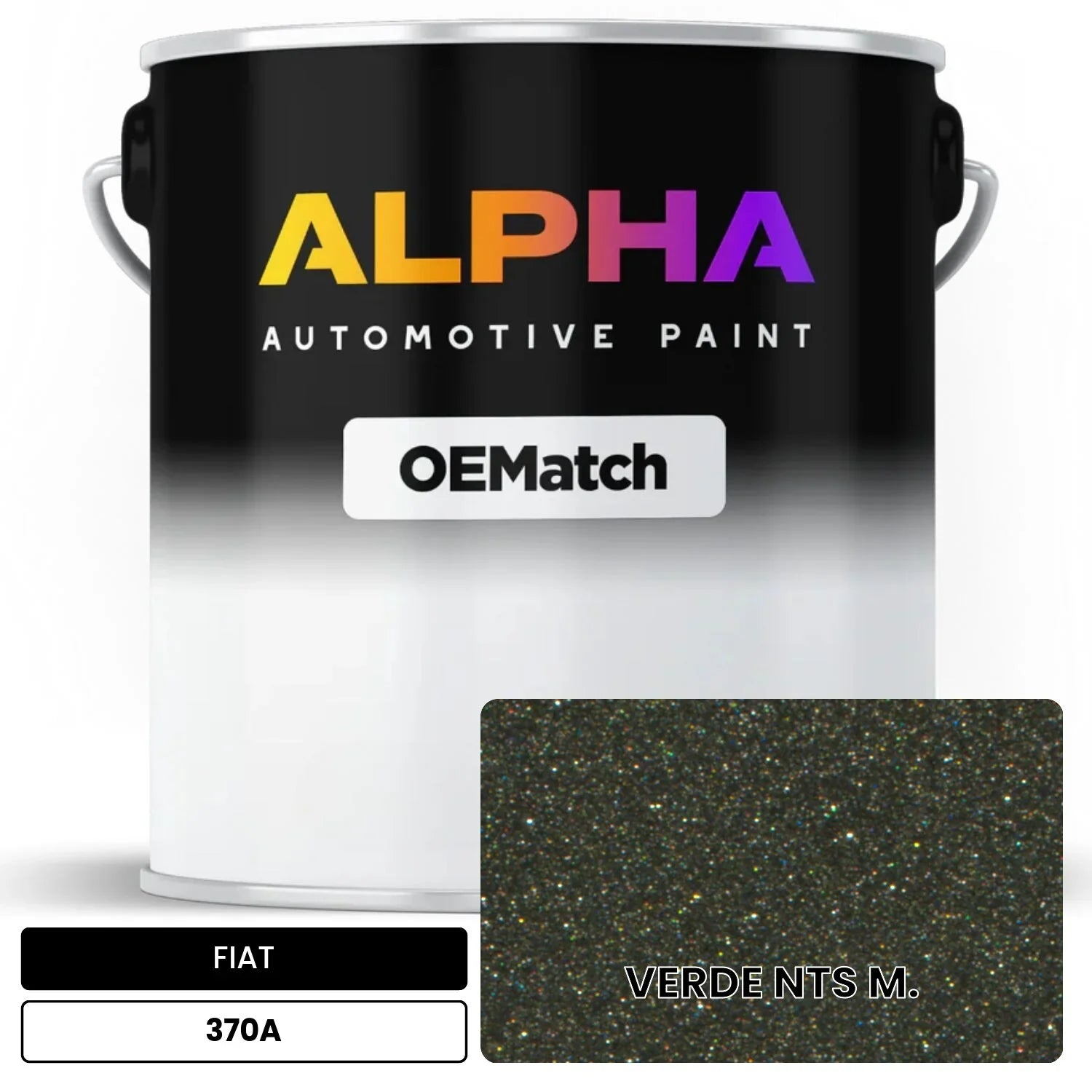 FIAT VERDE NTS M. 370A OEMatch Basecoat
