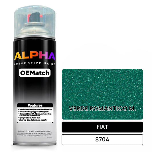 FIAT VERDE ROMANTICO M. 870A OEMatch Spraycan