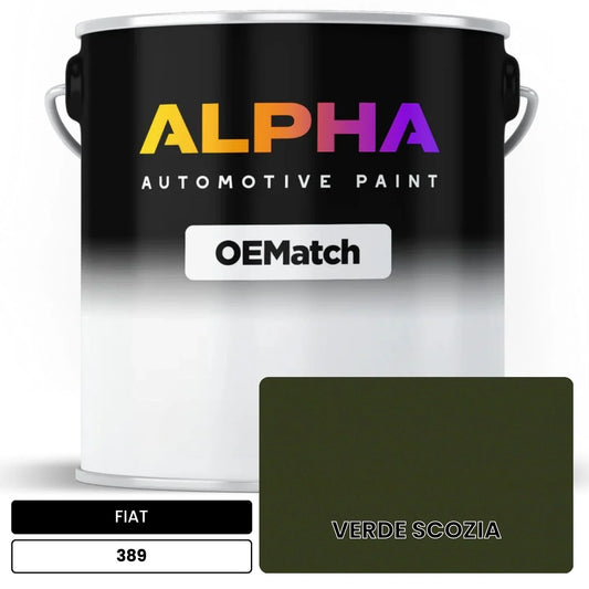 FIAT VERDE SCOZIA 389 OEMatch Basecoat