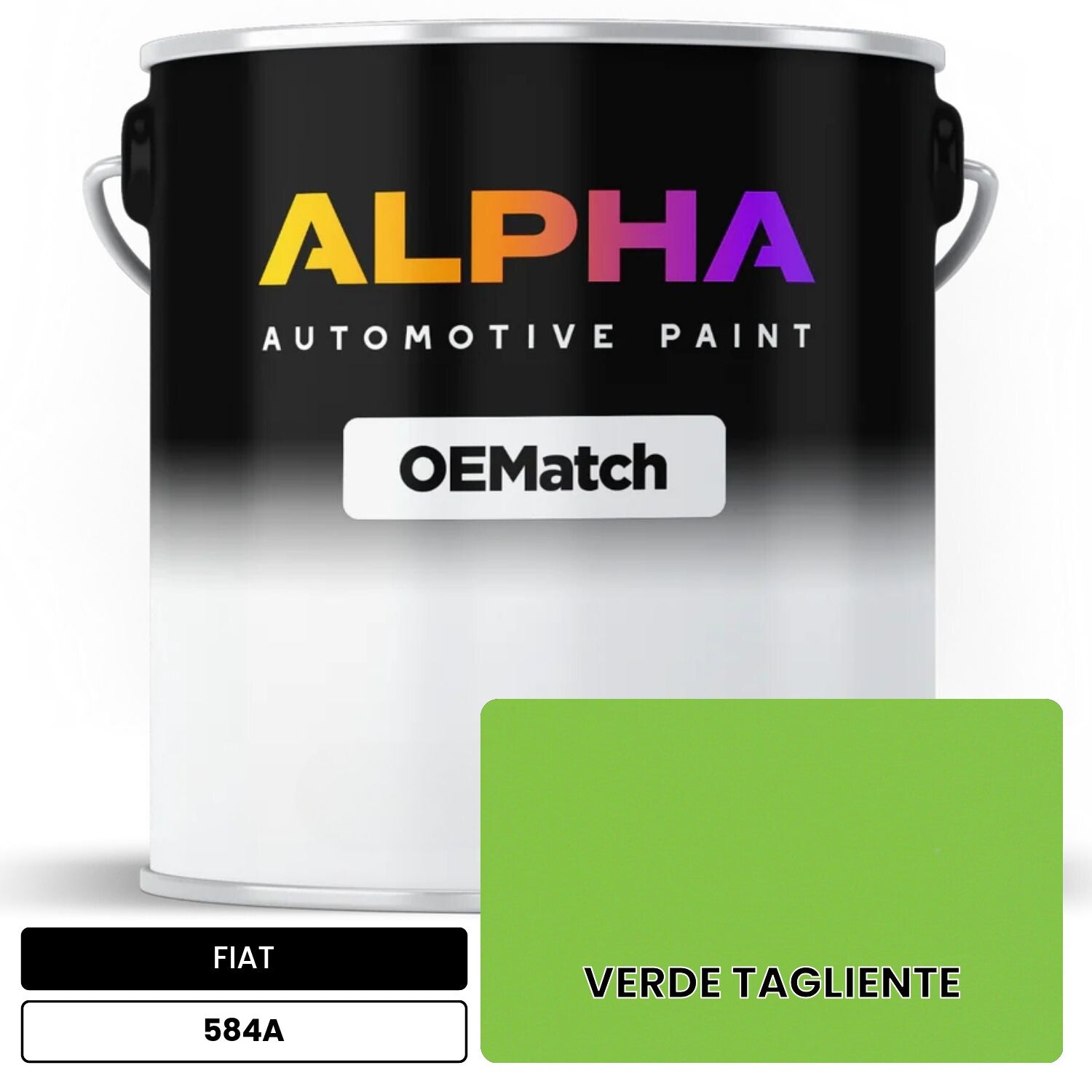 FIAT VERDE TAGLIENTE 584A OEMatch Basecoat