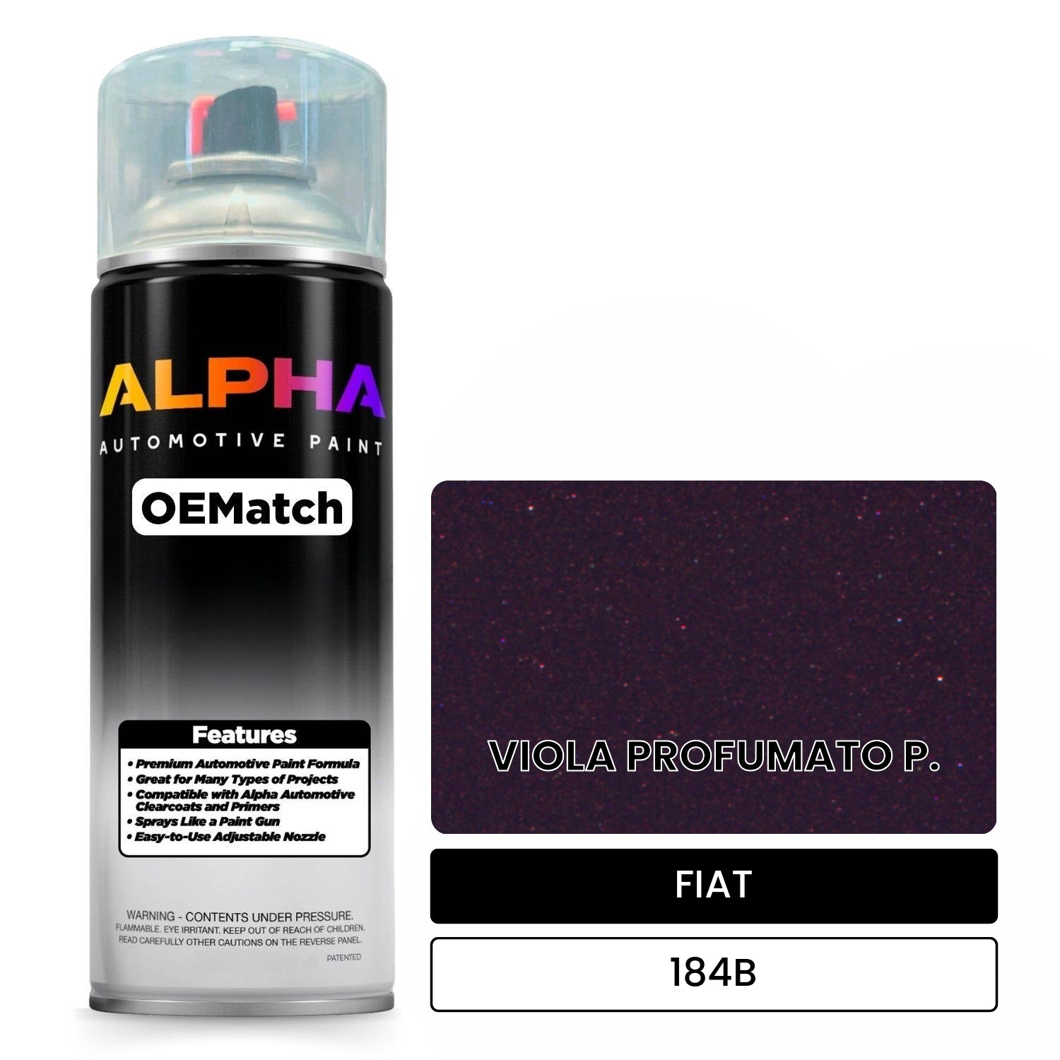 FIAT VIOLA PROFUMATO P. 184B OEMatch Spraycan