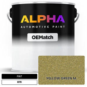 FIAT YELLOW GREEN M. 879 | OEMatch Automotive Basecoat