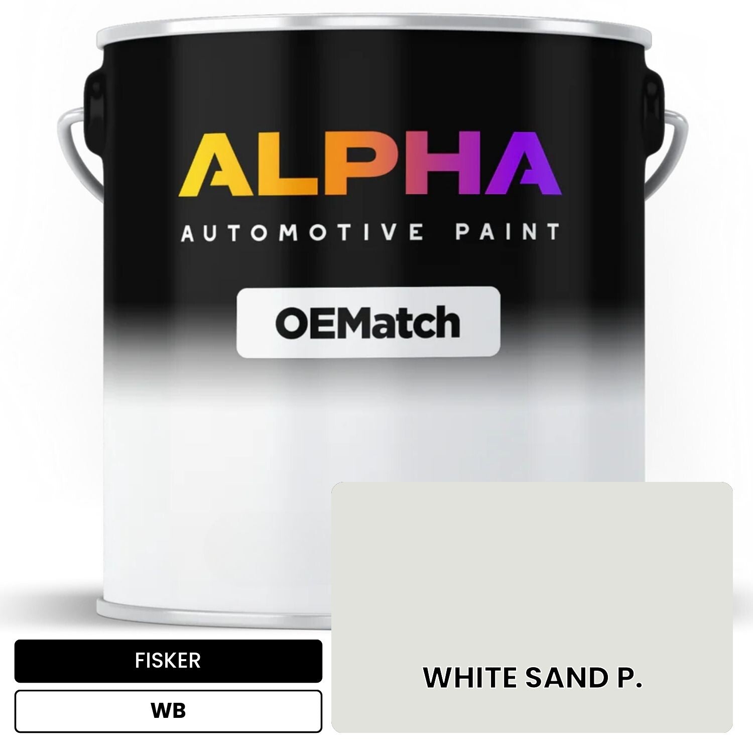 FISKER WHITE SAND P. WB OEMatch Basecoat