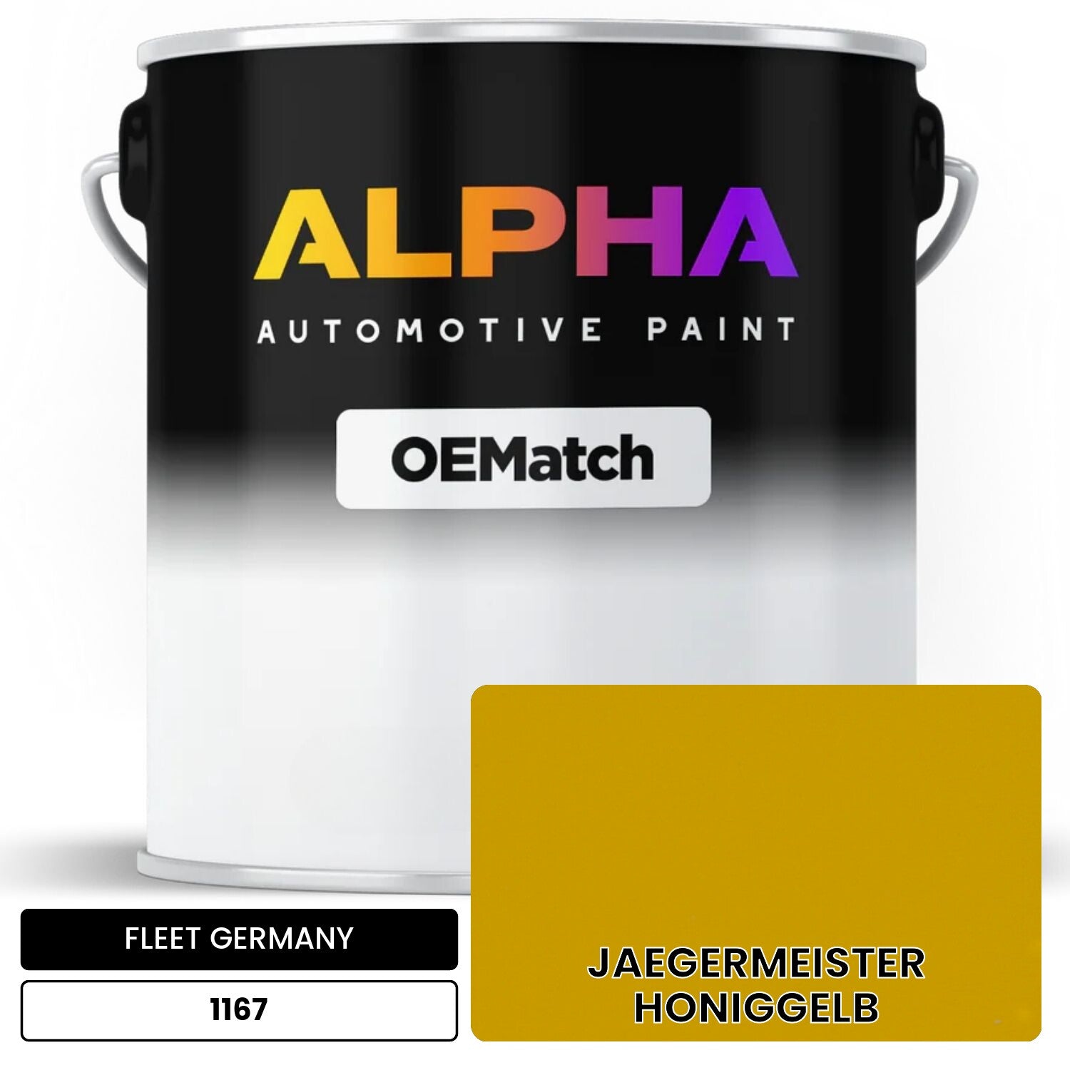 FLEET GERMANY JAEGERMEISTER HONIGGELB 1167 OEMatch Basecoat
