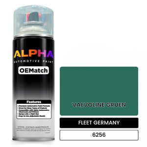 FLEET GERMANY VALVOLINE GRUEN 6256 | OEMatch Automotive Spraycan