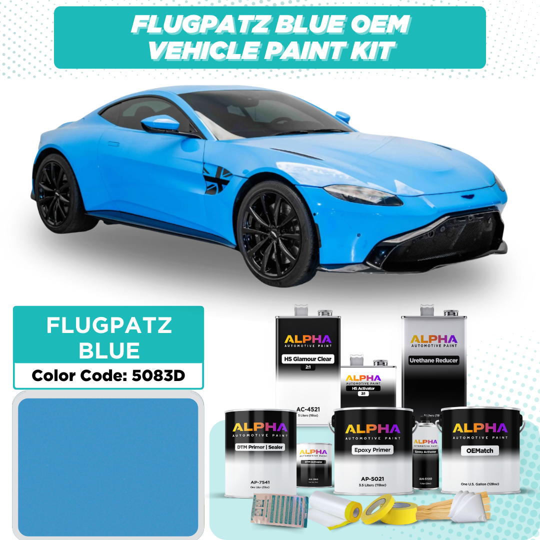 AST POWDER / FLUGPLATZ BLUE 5083D | OEMatch Vehicle Paint Kit