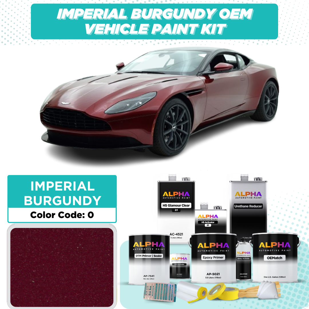 ASTON MARTIN IMPERIAL BURGUNDY M. 0 | OEMatch Vehicle Paint Kit