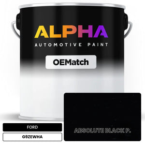 FORD ABSOLUTE BLACK P. G9ZEWHA | OEMatch Automotive Basecoat