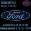 Ford Acapulco Blue Metallic | D / 6 / 3J / 3077 | 1967-1972 | OEM High Impact Single Stage - The Spray Source - Tamco Paint Manufacturing