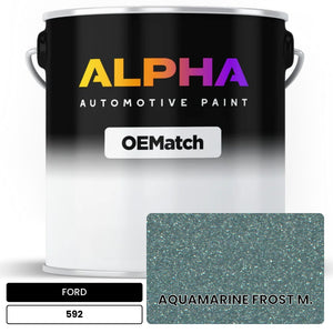 FORD AQUAMARINE FROST M. 592 | OEMatch Automotive Basecoat