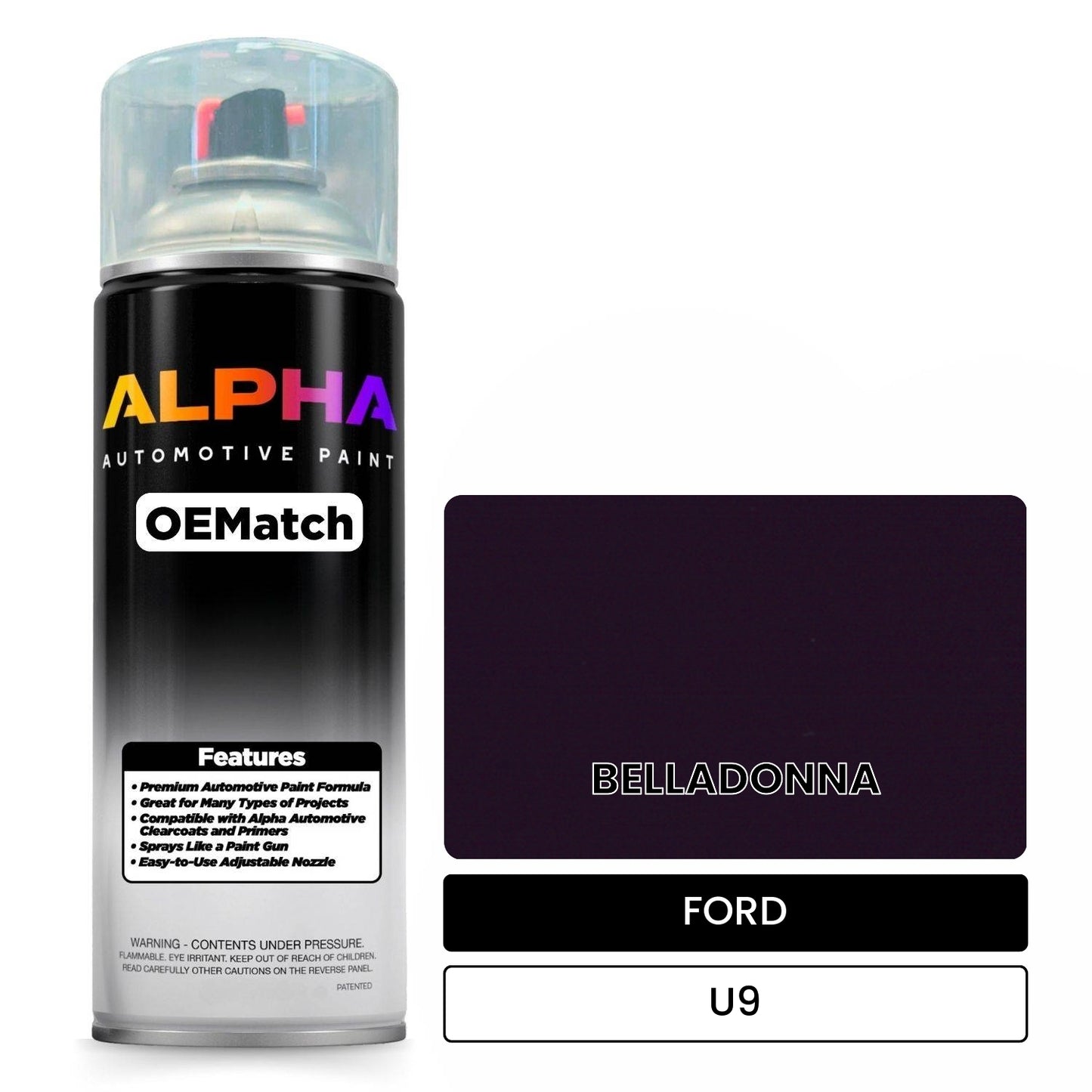 FORD BELLADONNA U9 OEMatch Spraycan