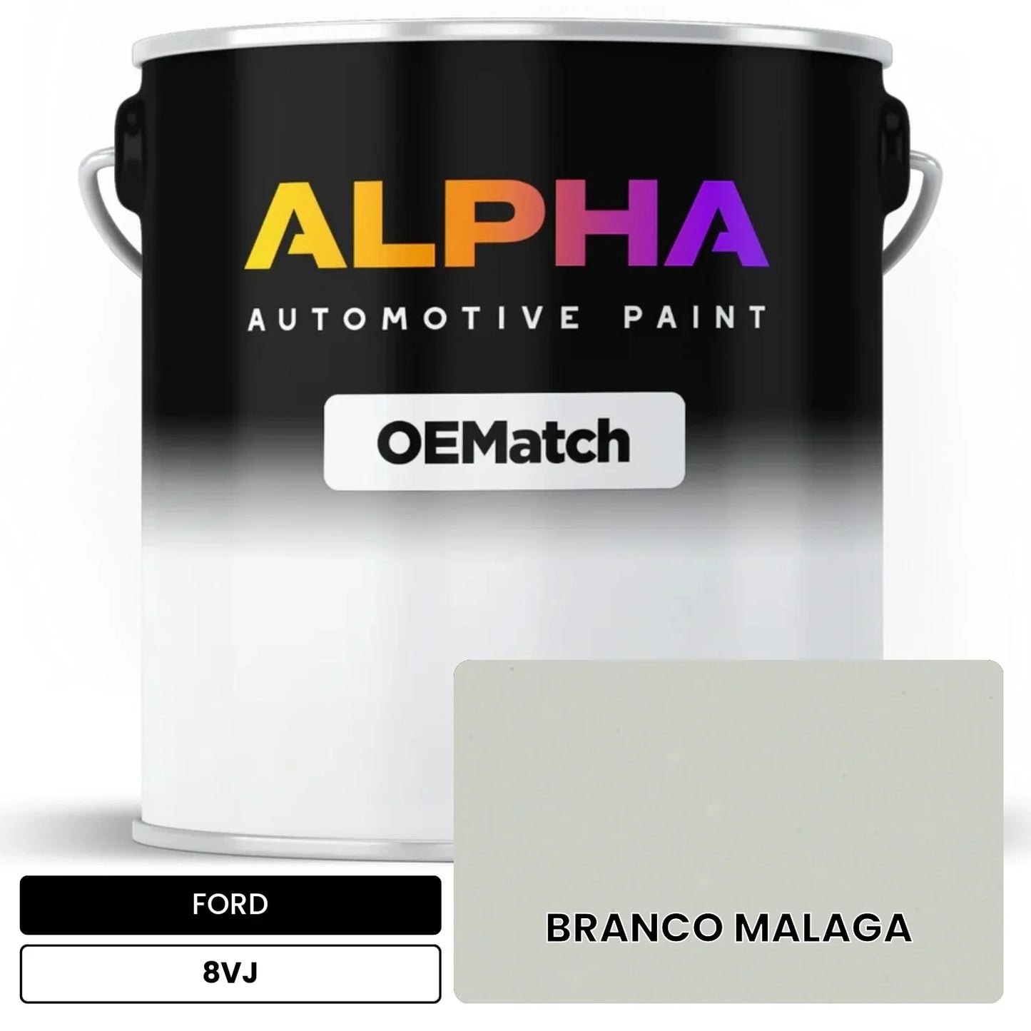 FORD BRANCO MALAGA 8VJ OEMatch Basecoat