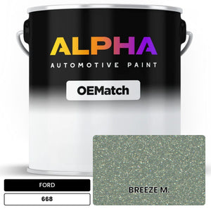FORD BREEZE M. 668 | OEMatch Automotive Basecoat
