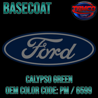 Ford Bright Calypso Green | PM / 6599 | 1991-1996 | OEM Basecoat - The Spray Source - Tamco Paint Manufacturing