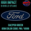Ford Bright Calypso Green | PM / 6599 | 1991-1996 | OEM High Impact Single Stage - The Spray Source - Tamco Paint Manufacturing