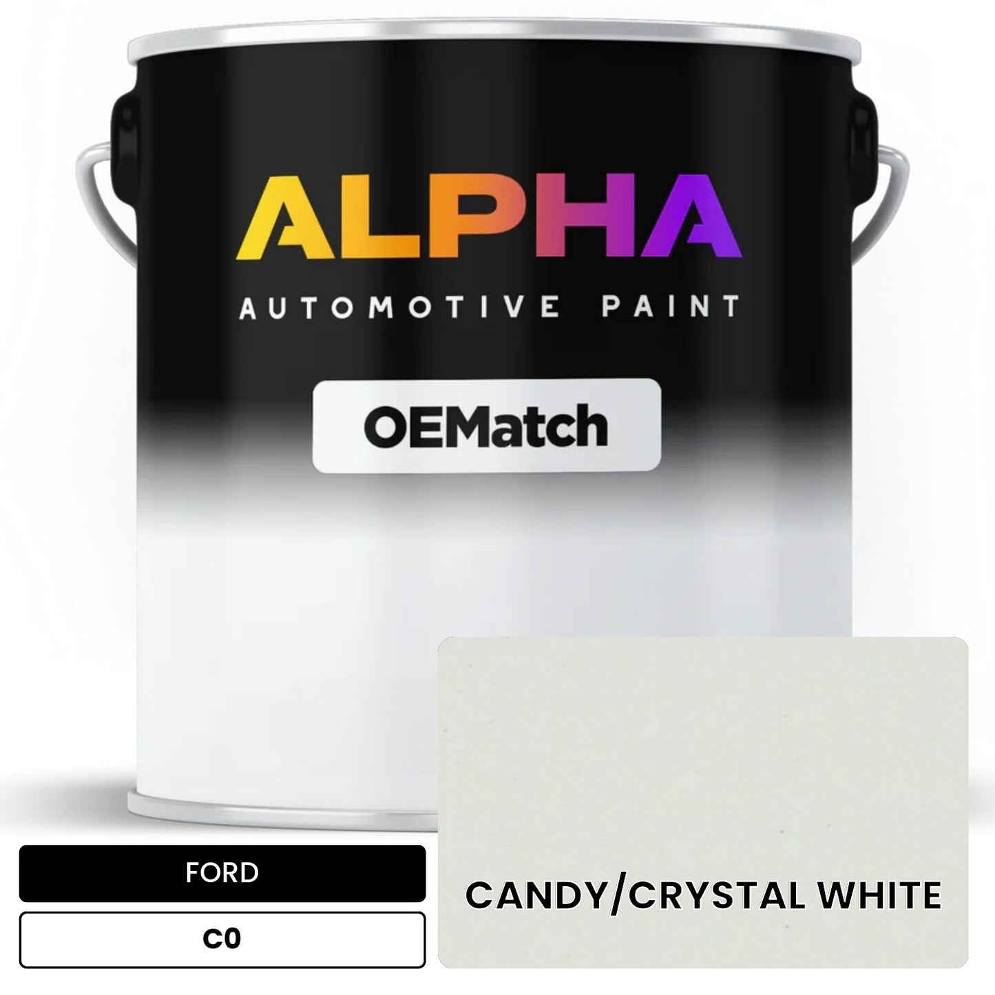 FORD CANDY/CRYSTAL WHITE C0 OEMatch Basecoat