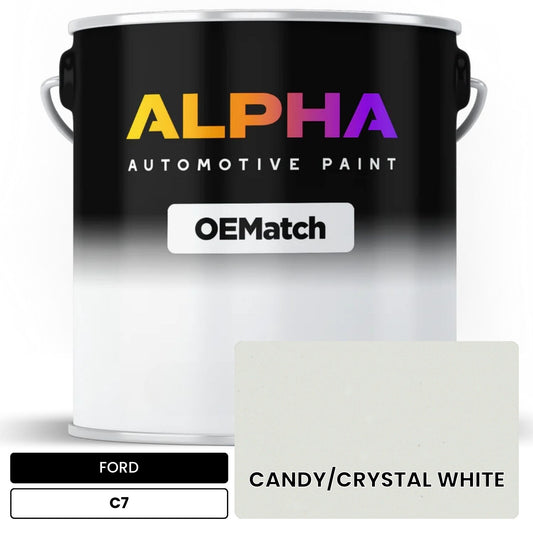 FORD CANDY/CRYSTAL WHITE C7 OEMatch Basecoat