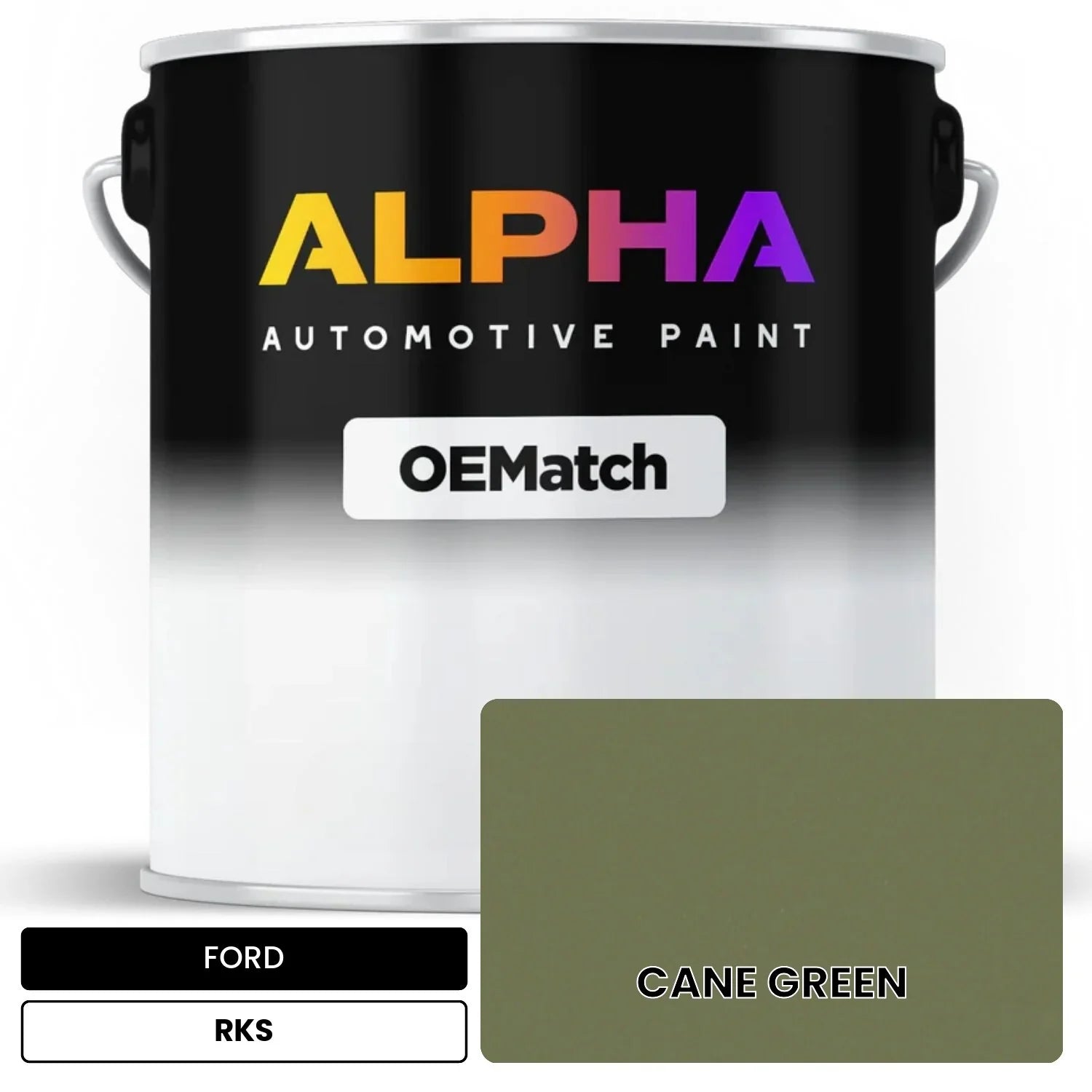 FORD CANE GREEN RKS OEMatch Basecoat