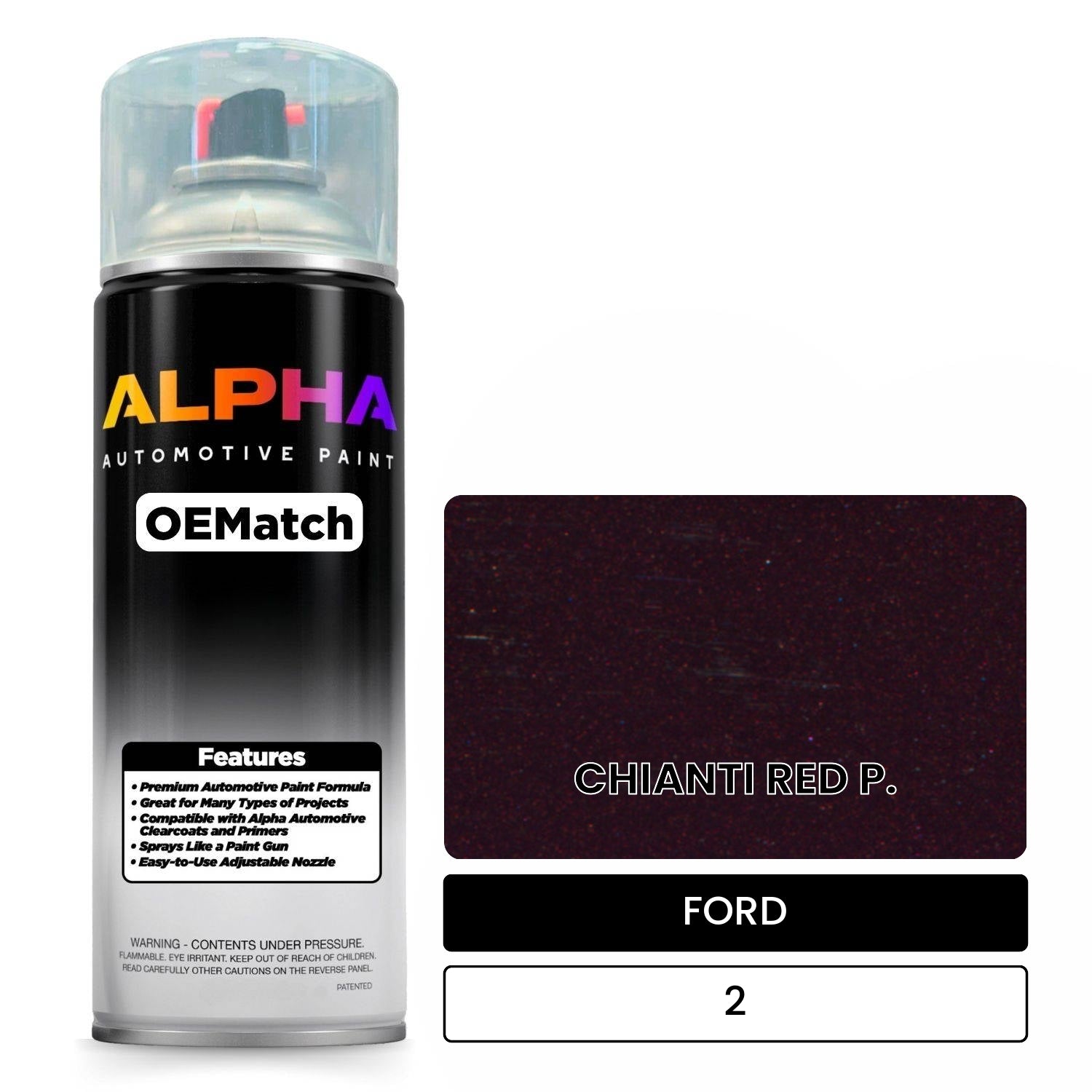 FORD CHIANTI RED P. 2 OEMatch Spraycan