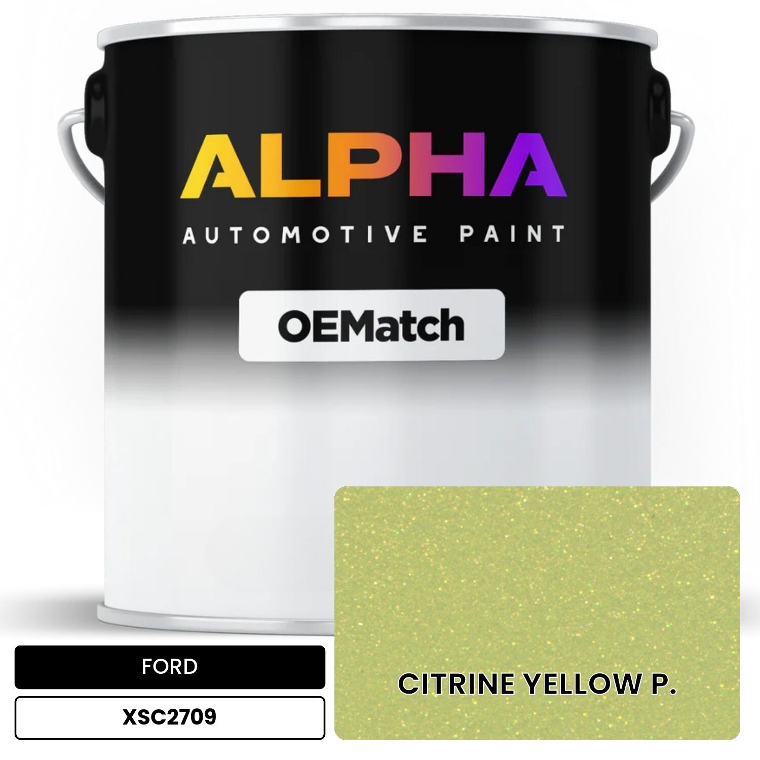 FORD CITRINE YELLOW P. XSC2709 OEMatch Basecoat