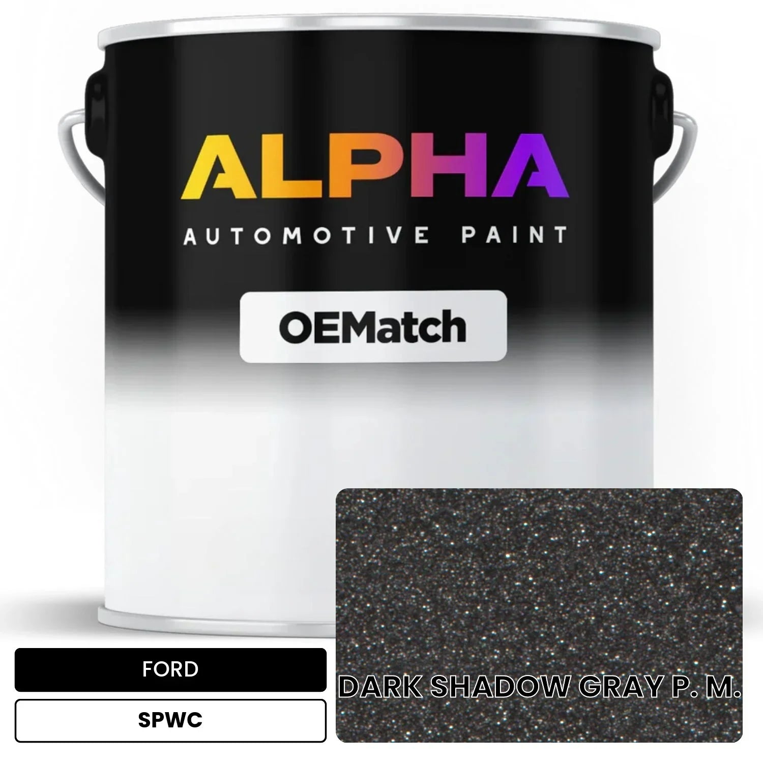 FORD DARK SHADOW GRAY P. M. SPWC OEMatch Basecoat