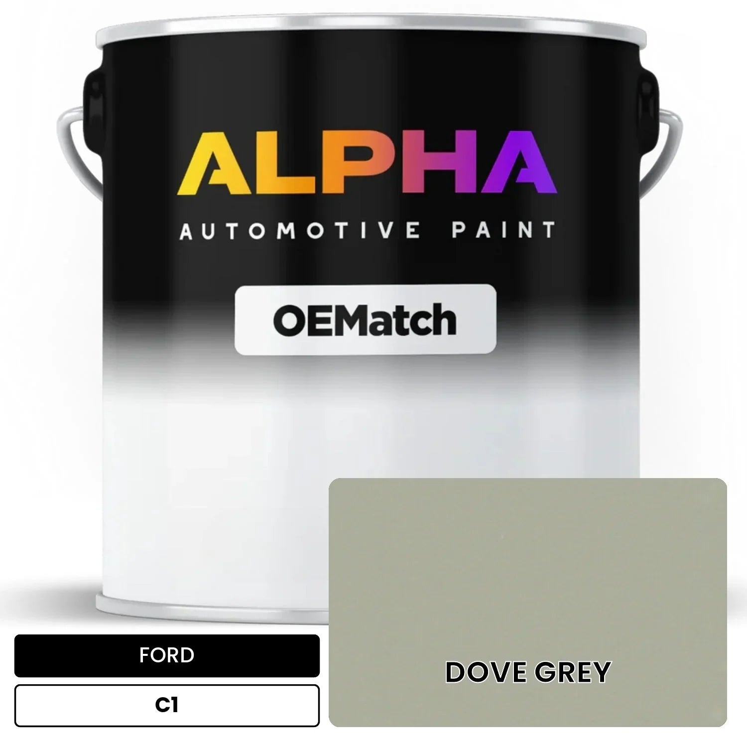 FORD DOVE GREY C1 OEMatch Basecoat