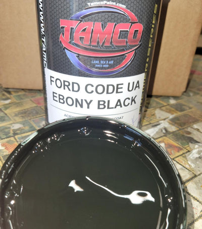 Ford Ebony Black | UA / 6373 | 1990-2021 | OEM Basecoat - The Spray Source - Tamco Paint Manufacturing