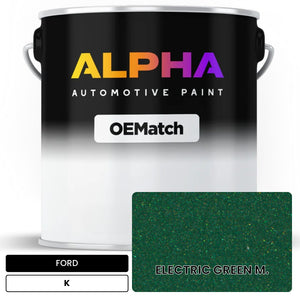 FORD ELECTRIC GREEN M. K | OEMatch Automotive Basecoat