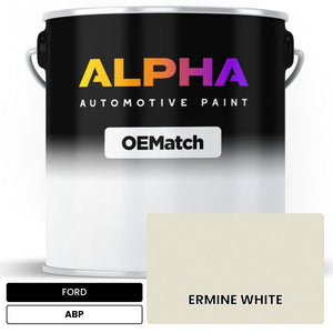 FORD ERMINE WHITE ABP | OEMatch Automotive Basecoat