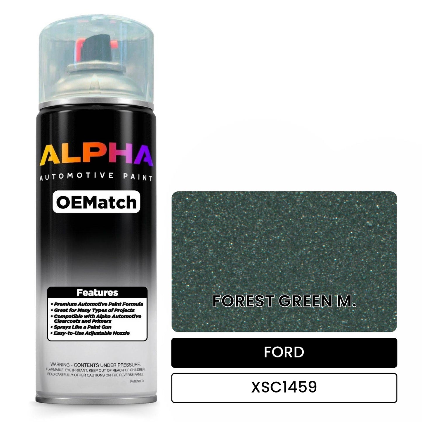 FORD FOREST GREEN M. XSC1459 OEMatch Spraycan