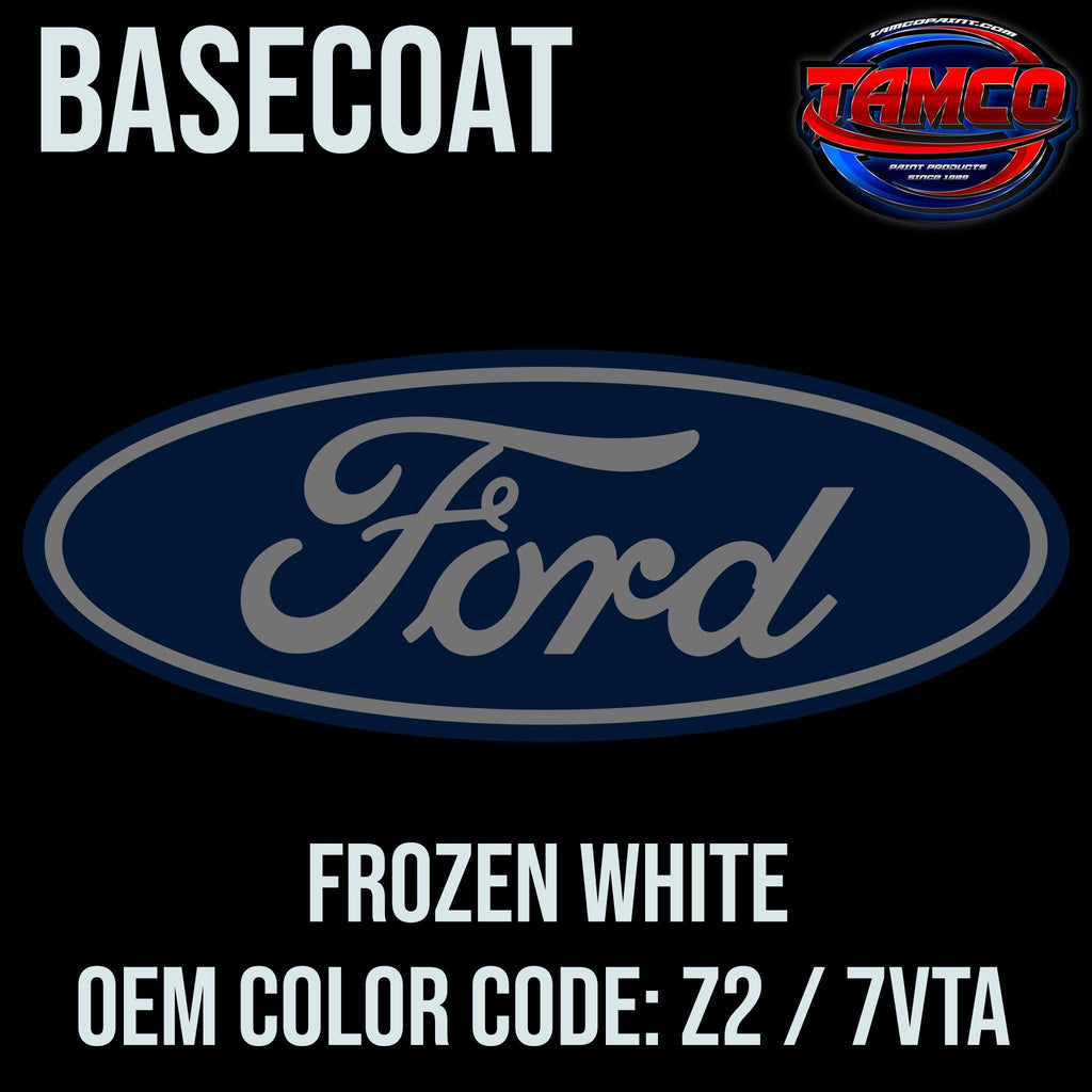 Ford Frozen White | Z2 / 7VTA | 2008-2022 | OEM Basecoat - The Spray Source - Tamco Paint Manufacturing