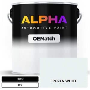 FORD FROZEN WHITE W6 | OEMatch Automotive Basecoat