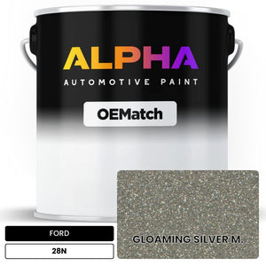 FORD GLOAMING SILVER M. 28N | OEMatch Automotive Basecoat