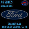 Ford Grabber Blue | CI / 7210 | 2010-2017 | OEM AG Series Single Stage - The Spray Source - Tamco Paint Manufacturing