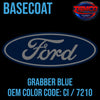 Ford Grabber Blue | CI / 7210 | 2010-2017 | OEM Basecoat - The Spray Source - Tamco Paint Manufacturing