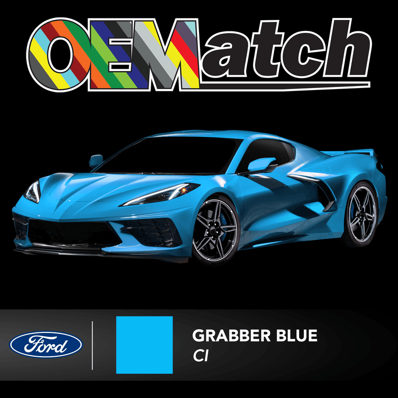 Ford Grabber Blue | OEM Drop-In Pigment - The Spray Source - Alpha Pigments
