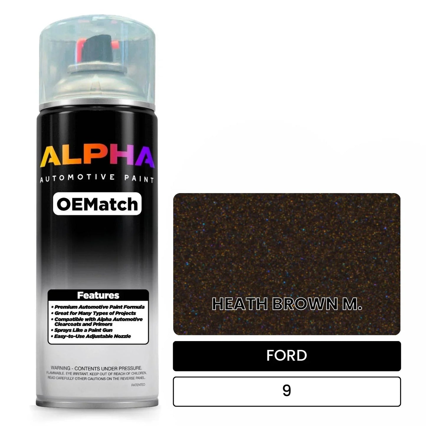 FORD HEATH BROWN M. 9 OEMatch Spraycan